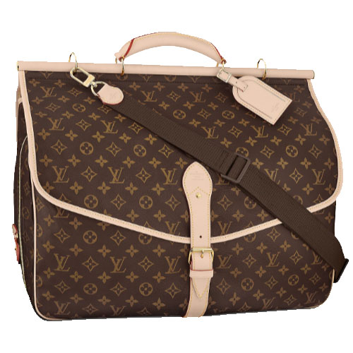 Hunting Bag Monogram Canvas Brown M41140