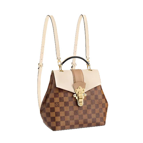 N42259 Clapton Backpack Damier Ebene Brown