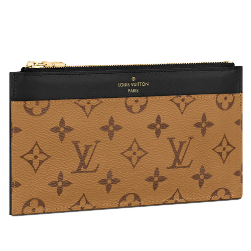 M80390 Slim Purse Clutch Brown