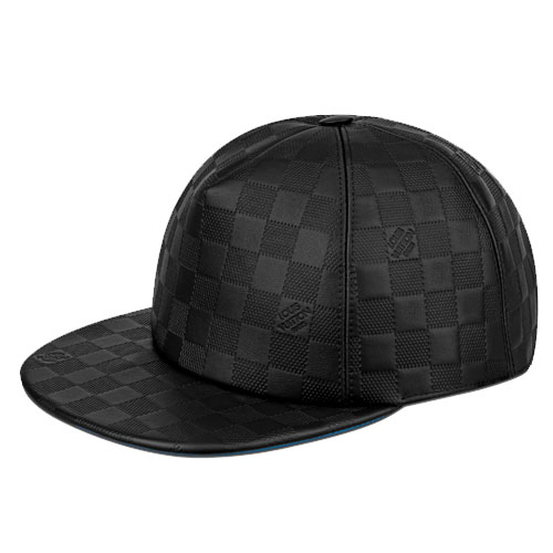 M76562 Damier Infini Black Leather Hat