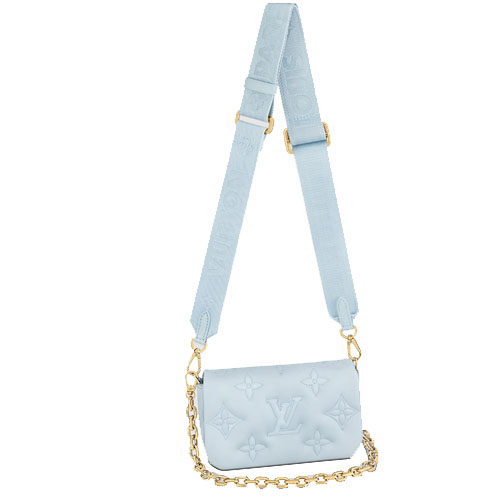 M81399 Wallet on Strap Bag Haze Blue
