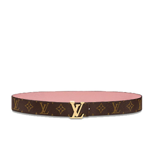 M0321V INITIALES 30MM REVERSIBLE BELT PINK