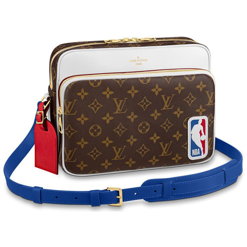L V x NBA Nil Messenger Monogram