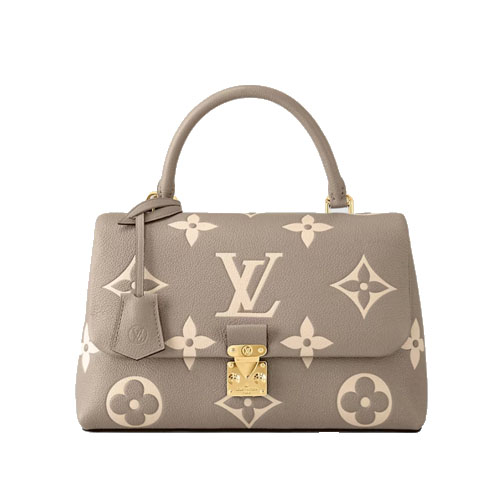 M46041 Louis Vuitton Madeleine MM Dove Gray Creme Beige