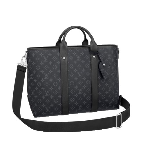 M30937 Louis Vuitton Weekend Tote NM Black Monogram coated canvas
