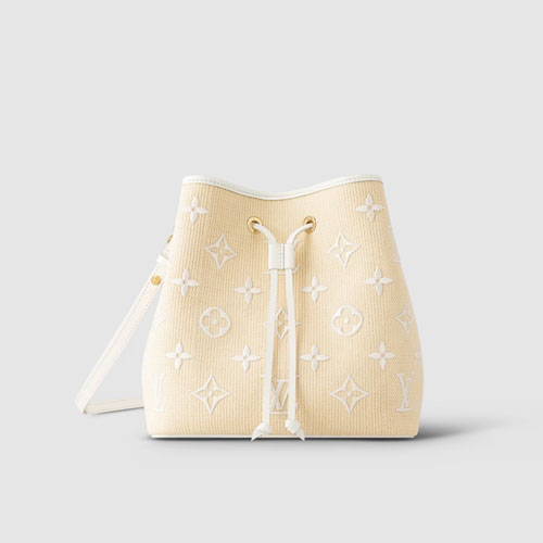 M22852 Louis Vuitton Neonoe MM Beige White